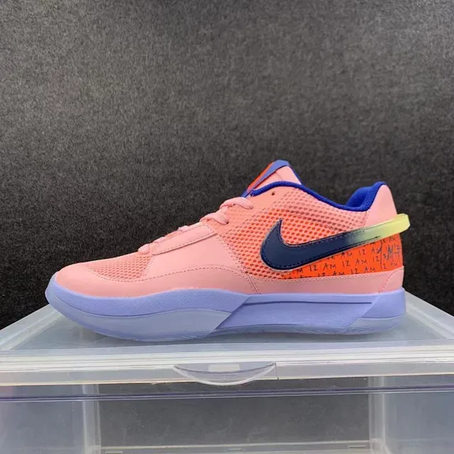 Nike Court Royale Pink Navy Perforated Mesh Upper Layered Synthetic Overlays Lifestyle Sneakers 2