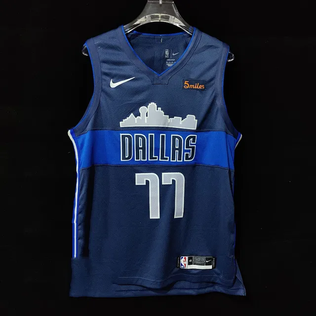 Nike Dallas Mavericks City Edition Navy Blue Jersey 2