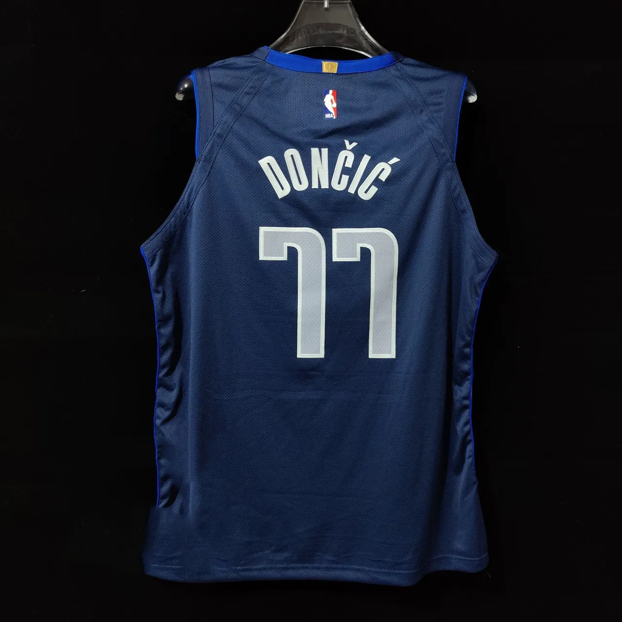 Nike Dallas Mavericks City Edition Navy Blue Jersey 3