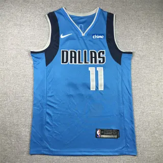 Nike Dallas Mavericks Kyrie Irving #11 Blue Navy NBA Swingman-Style Mesh Fabric Jersey