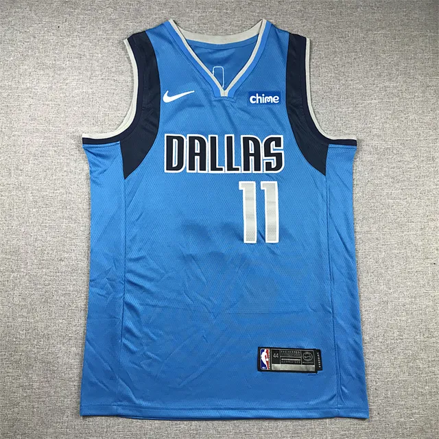 Nike Dallas Mavericks Kyrie Irving #11 Azul Marinho NBA Swingman-Style Mesh Fabric Jersey 2