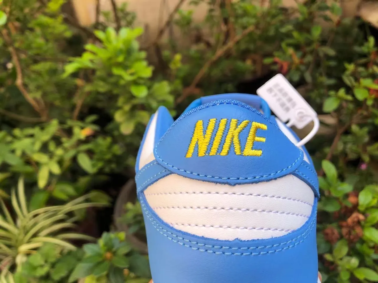 Nike Dunk Low Blue and White Lifestyle Sneakers 2