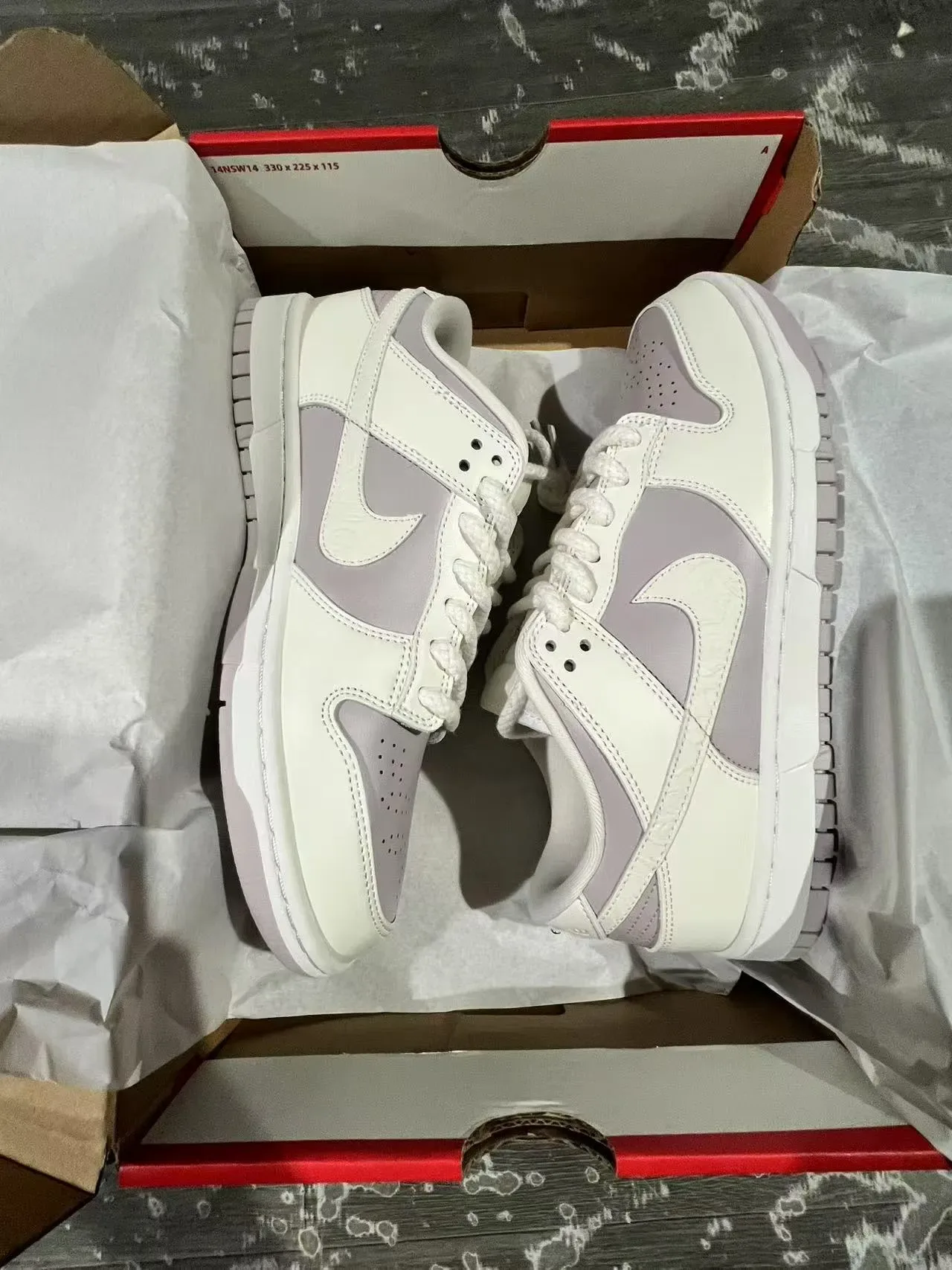 Nike Dunk Low Light Lavender Lifestyle Sneakers 9