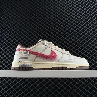 Nike Dunk Low Off-White Pink Brown लाइफस्टाइल स्नीकर