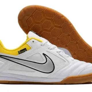 Nike Gato সাদা হলুদ লো-টপ সিন্থেটিক মেশ আপার স্নিকার্স