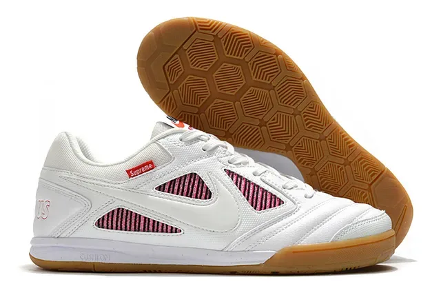 Nike Gato White Yellow Low-Top Synthetic Mesh Upper Sneakers 3