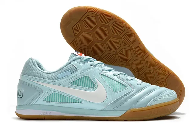 Nike Gato White Yellow Low-Top Synthetic Mesh Upper Sneakers 5