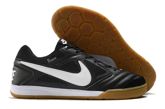 Nike Gato White Yellow Low-Top Synthetic Mesh Upper Sneakers 8