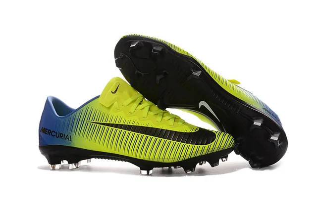 Nike Verde Negro Bajo Corte Superior Sintético Textura Acanalada Suelo Firme Zapatos de Fútbol 5