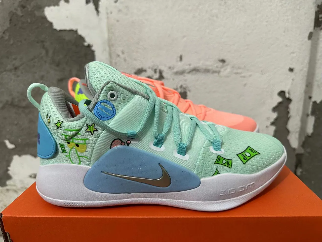 Nike Hyperdunk X Low Multicolor Silhouette Graphic Embellishments Basketball Shoes 5
