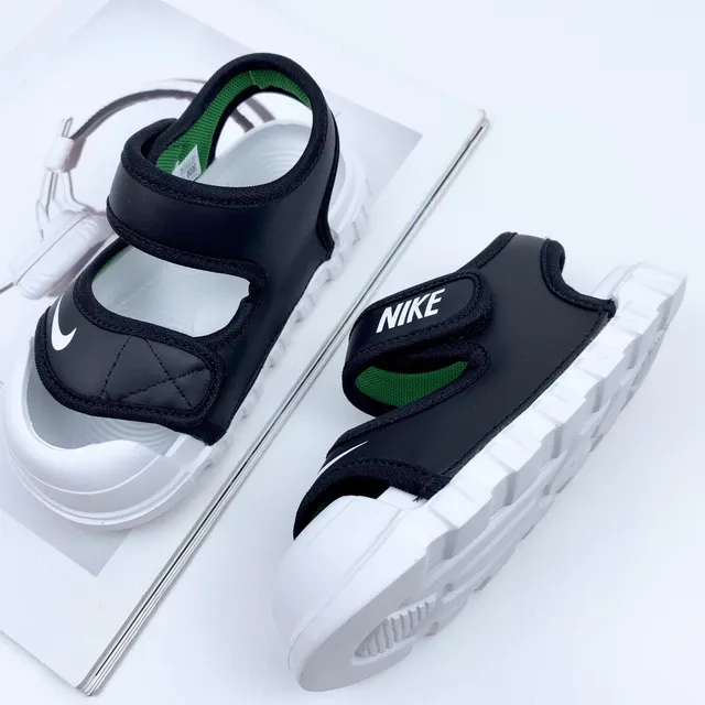Nike Enfants Bleu Deux brides Velcro Sandales Casual 8