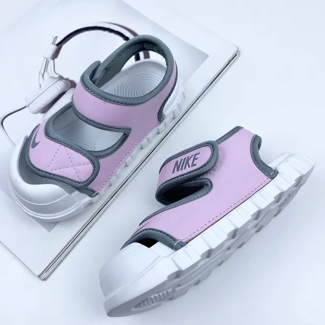 Nike Enfants Bleu Deux brides Velcro Sandales Casual 16