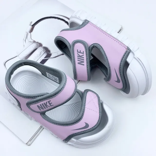 Nike Enfants Bleu Deux brides Velcro Sandales Casual 21