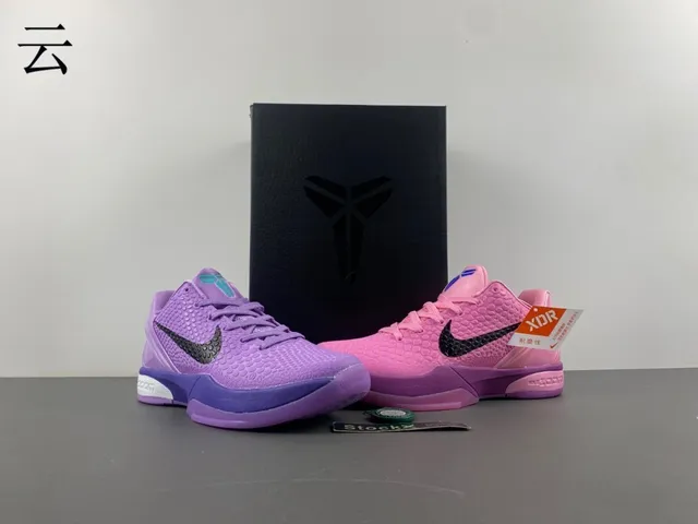 Nike Kobe 6 Protro Purple Black Basketball Shoes 13