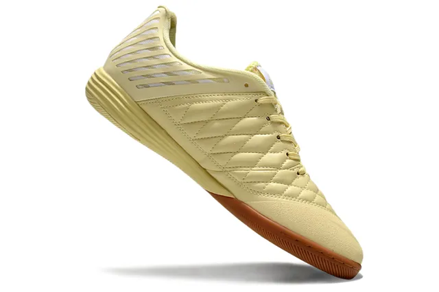 Nike Lunar Gato Jaune Marron Boîte à Doigts Matelassée Ventilation Cage Supérieure Chaussures de Football Intérieur 14