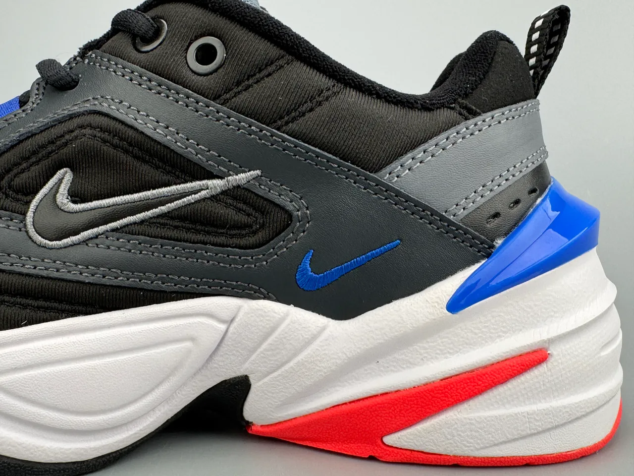 Nike M2K Tekno Black White Red Blue Lifestyle Sneakers 3