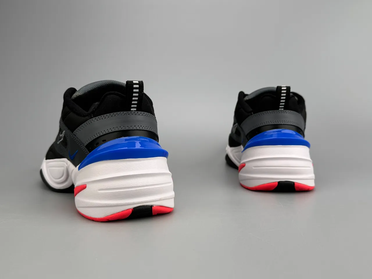 Nike M2K Tekno Black White Red Blue Lifestyle Sneakers 8
