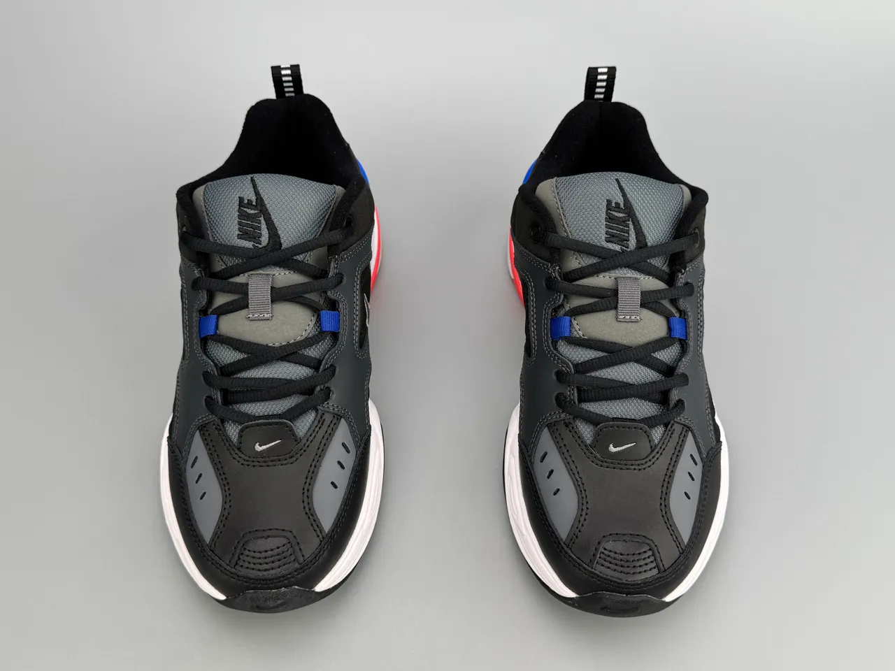 Nike M2K Tekno Black White Red Blue Lifestyle Sneakers 9
