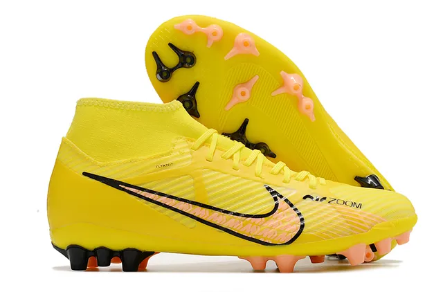 Nike Mercurial Superfly Multicolor Pink High-Cut Ankle Collar Geometric Camo Upper Firm-Ground Soccer Shoes 10