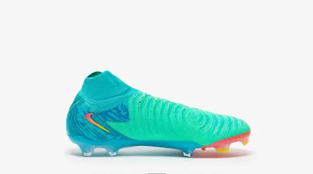 Nike Mercurial Vapor Blue Pink High-Cut Knit Upper Asymmetrical Lacing Firm-Ground Soccer Shoes 11