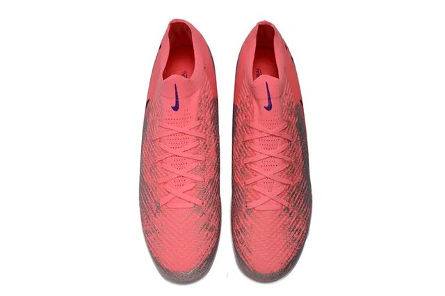Nike Mercurial Vapor CR7 Coral Pink Blue Firm-Ground Soccer Shoes 2