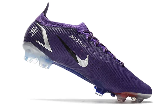 نيكي Mercurial Vapor CR7 أرجواني أحذية كرة القدم للأرض الصلبة 3