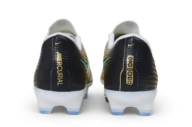 Nike Mercurial Vapor Gold Turquoise Firm-Ground Soccer Shoes 13