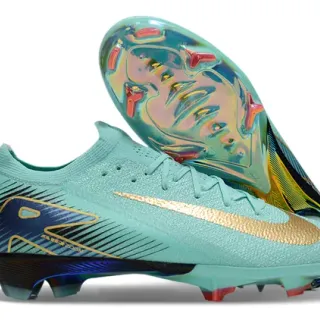 Nike Mercurial Vapor Mint Gold Iridescent Firm-Ground Soccer Shoes