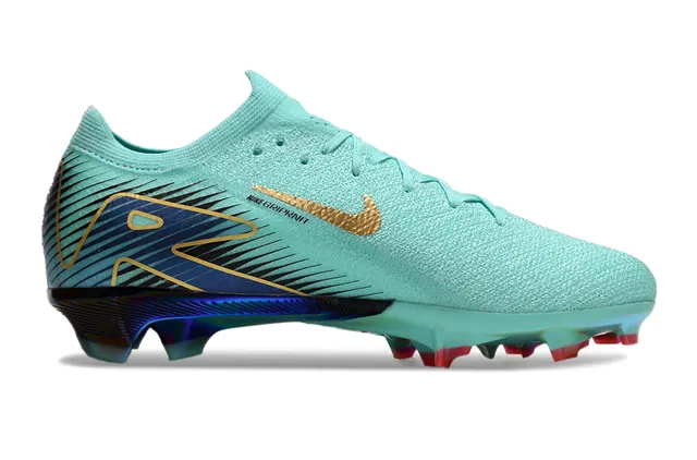Nike Mercurial Vapor Mint Gold Iridescent Firm-Ground Soccer Shoes 7