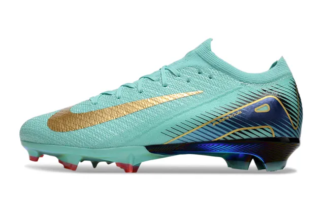 Nike Mercurial Vapor Mint Gold Iridescent Firm-Ground Soccer Shoes 8