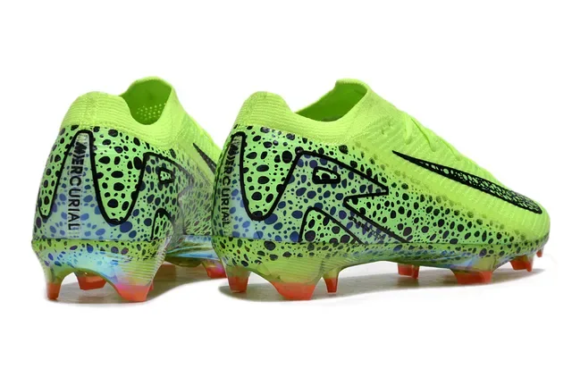 Nike Mercurial Vapor Neon Lime Green Black Speckle Firm-Ground Soccer Shoes 5