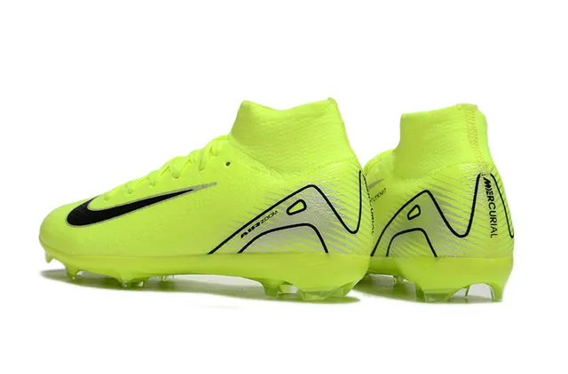 Nike Mercurial Vapor Neon Yellow Firm-Ground Soccer Shoes 4