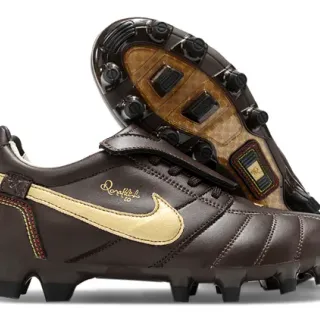 নাইকি Mercurial Vapor Ronaldo ব্রাউন গোল্ড ফার্ম-গ্রাউন্ড ফুটবল জুতা