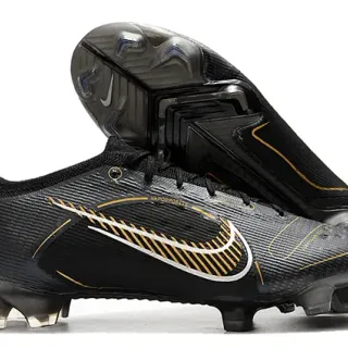 Nike Mercurial Vapor RS Black Gold Firm-Ground Soccer Shoes
