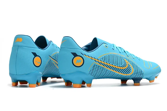 Nike Mercurial Vapor Wave Pattern Chaussures de football à crampons pour terrain ferme Mint et Neon Lime 18