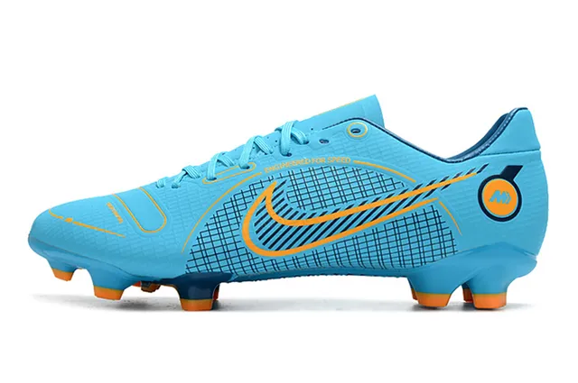 Nike Mercurial Vapor Wave Pattern Chaussures de football à crampons pour terrain ferme Mint et Neon Lime 21