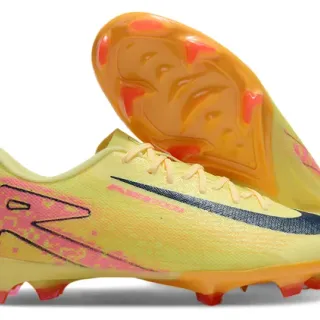Nike Mercurial Vapor Yellow Pink Low-Cut Synthetic Upper Vibrant Colorway Firm-Ground Soccer Shoes