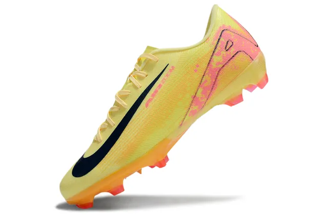 Nike Mercurial Vapor Yellow Pink Low-Cut Synthetic Upper Vibrant Colorway Firm-Ground Soccer Shoes 3