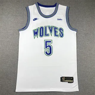 Nike Minnesota Timberwolves Classic Edition White Blue Green Jersey