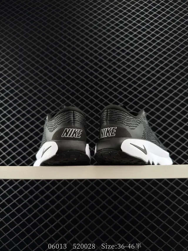 Nike Motiva Black and White Lifestyle Sneakers 2