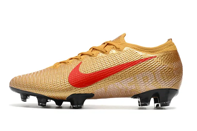 Nike Chaussures de football multicolor à coupe basse avec upper à impression graphique pour terrain ferme 21