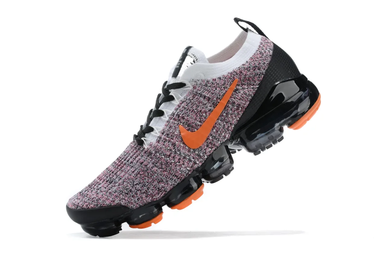 Nike Multicolor Orange Knit Upper Visible Air Cushioning Lifestyle Sneakers 1