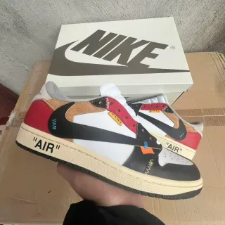 Nike Multicolor Patchwork Construction Exposed Stitching Lifestyle Sneakers