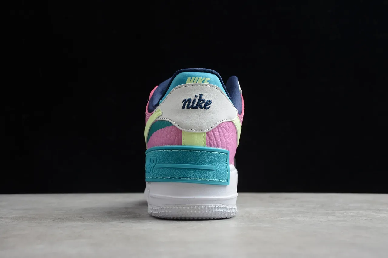 Nike Multicolor Platform Sole Mixed-Material Upper Lifestyle Sneakers 2