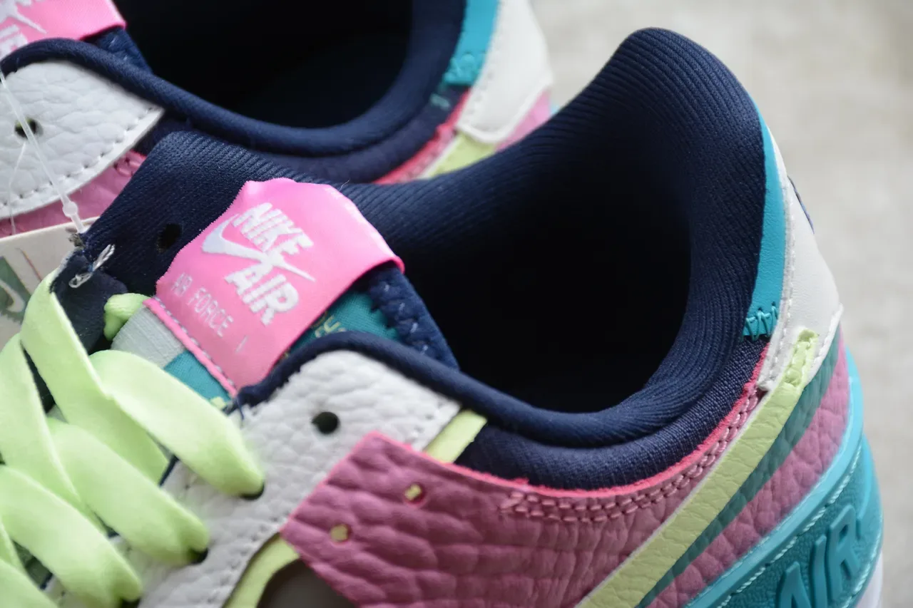 Nike Multicolor Platform Sole Mixed-Material Upper Lifestyle Sneakers 12