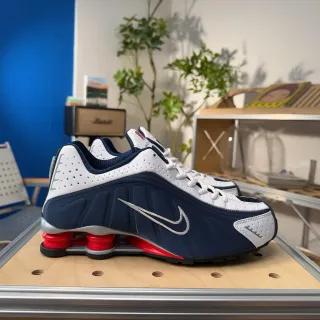 Nike Navy White Low-Top Perforated Upper Lifestyle Sneakers