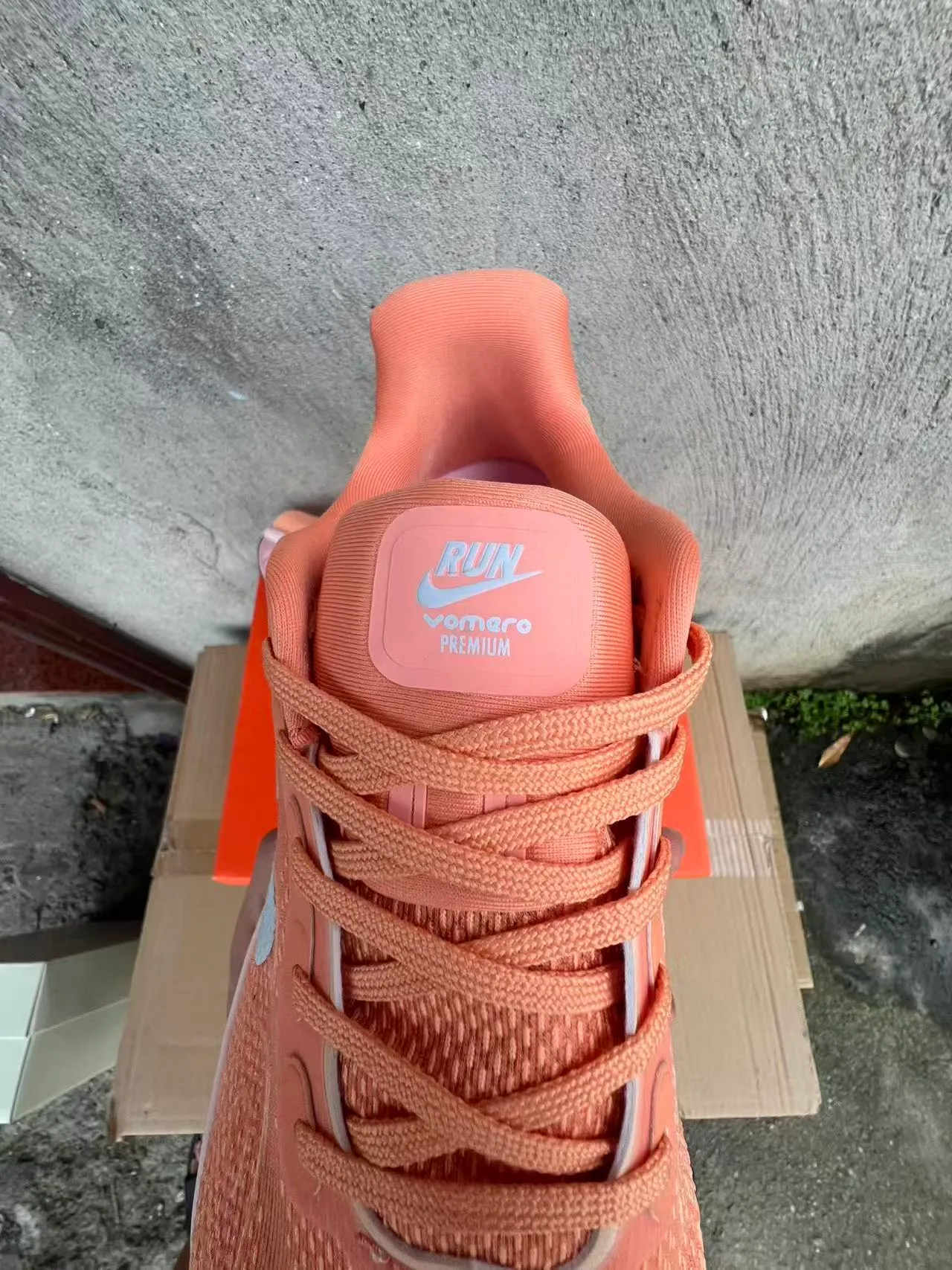 Nike Naranja Rosa Parte Superior de Knit Visible Air Zoom Unit Zapatillas de correr 4