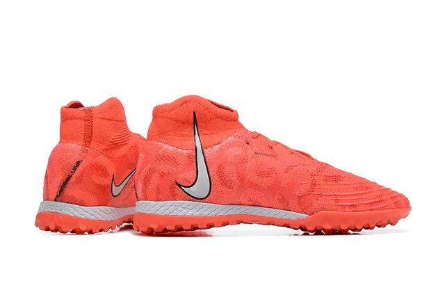 Nike Chaussures de football Turf avec collet sock-fit, empeigne en knit engineered, couleur orange argent 5
