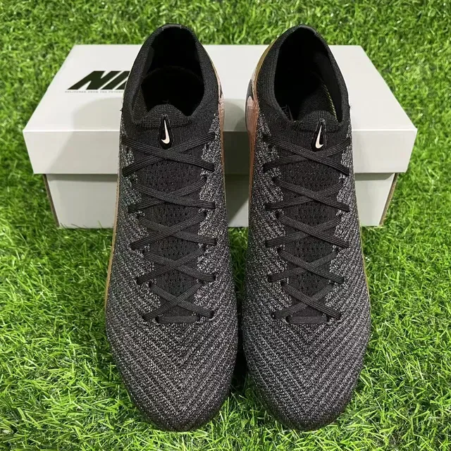 Nike Phantom GT Air Zoom Preto Cobre Chuteiras de futebol Grama Firme 2