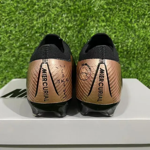 Nike Phantom GT Air Zoom Preto Cobre Chuteiras de futebol Grama Firme 5